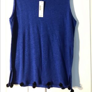 Jcrew Pompom Tank Top
